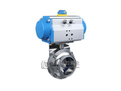 氣動衛生級卡箍蝶閥