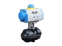 氣動螺紋塑料球閥