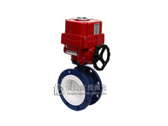 防爆電動襯氟蝶閥（法蘭式）