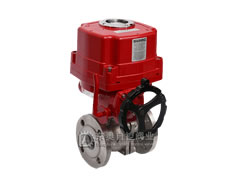 EXQ941F-16P防爆電動法蘭襯氟球閥