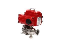 電動衛生級卡箍球閥